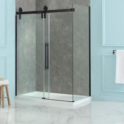 Puertas de cristal Frameless de cristal modificadas para requisitos particulares de la ducha de la división 8m m de la ducha