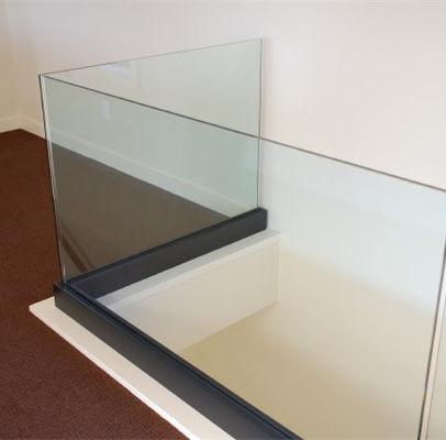 Cerca de seguridad de cristal Frameless de aluminio de Blaustrade del balcón con la aprobación de CE/SGCC