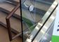 Verja de cristal de aluminio de la escalera del metal del canal U de la verja del edificio comercial