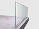 Final de cristal de aluminio del espejo/del satén de la barandilla de la verja del pórtico del balcón de las escaleras moderno