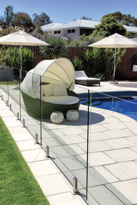 Diseño modificado para requisitos particulares protección de cristal de la piscina de la cerca del moho de la verja de la espita de los Ss 304