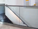 Verja de cristal moderada canal U de aluminio del balcón para la barandilla de la cubierta de la escalera
